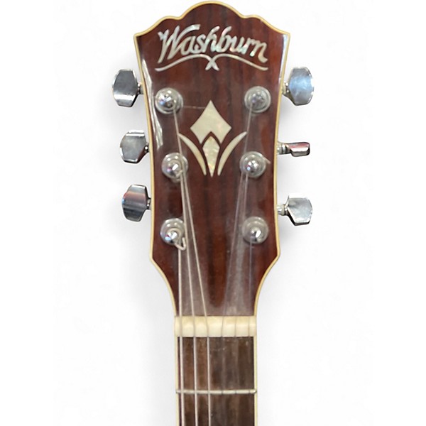Used Washburn WD10S Natural Acoustic Guitar