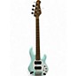 Used Sterling by Music Man StingRay Ray35HH Daphne Blue Electric Bass Guitar thumbnail