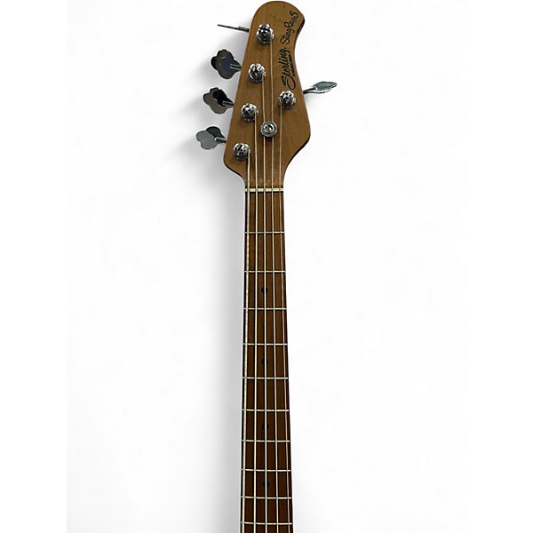 Used Sterling by Music Man StingRay Ray35HH Daphne Blue Electric Bass Guitar