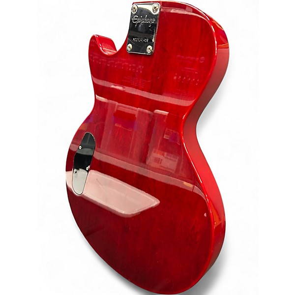 Used Epiphone Basher Les Paul Blood Red Solid Body Electric Guitar