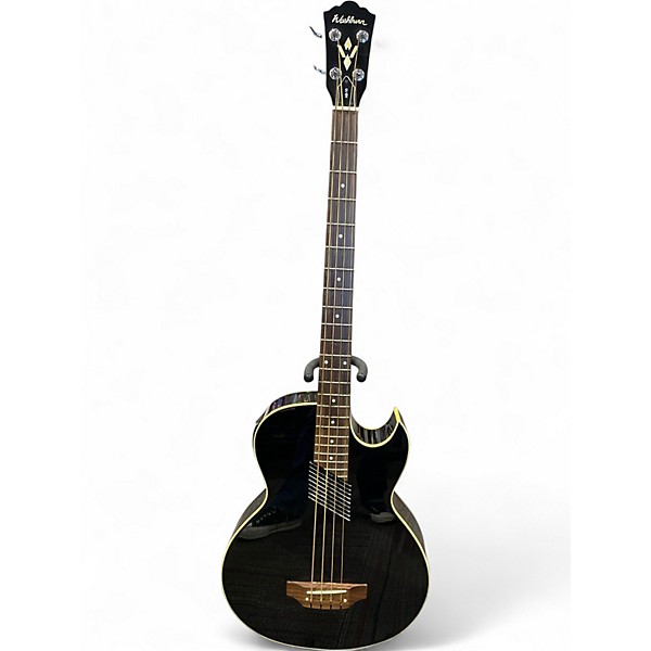 Used Washburn AB-10 Black Acoustic Bass Guitar