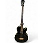 Used Washburn AB-10 Black Acoustic Bass Guitar thumbnail