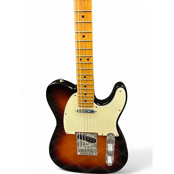 Used Fender Player Telecaster 3 Color Sunburst Solid Body Electric Guitar