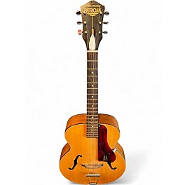 Vintage 1960s Harmony Patrician Hollowbody Natural Acoustic Guitar