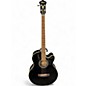 Used Ibanez AEB5E Black Acoustic Bass Guitar thumbnail