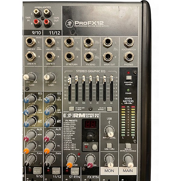 Used Mackie PROFX12 Unpowered Mixer