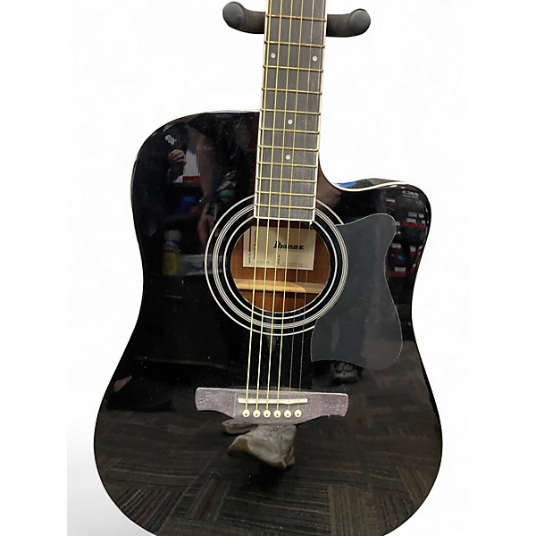 Used Ibanez V70CE Black Acoustic Electric Guitar