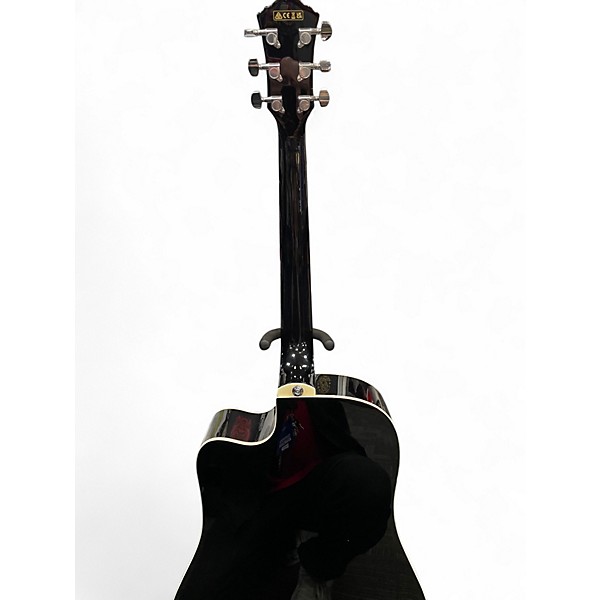 Used Ibanez V70CE Black Acoustic Electric Guitar