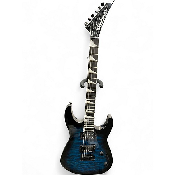 Used Jackson JS20 DKQ 2PT Trans Blue Solid Body Electric Guitar