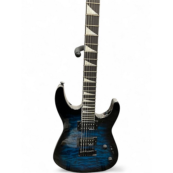 Used Jackson JS20 DKQ 2PT Trans Blue Solid Body Electric Guitar