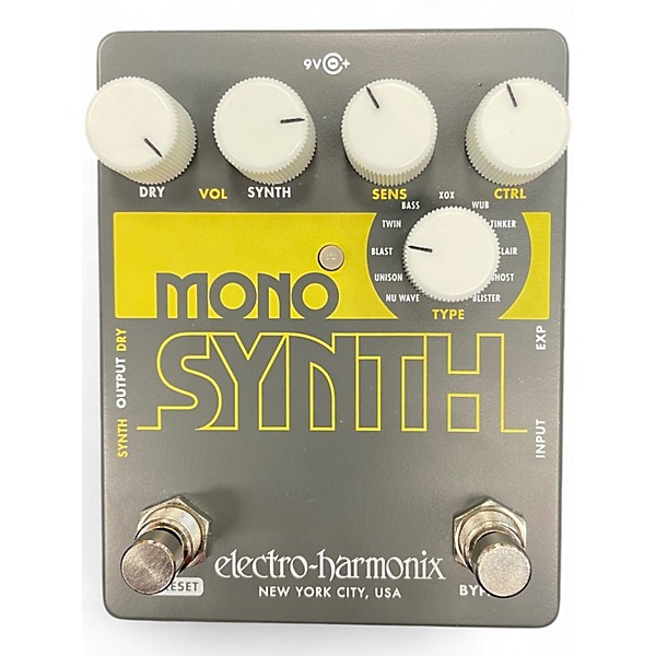 Used Electro-Harmonix Guitar Mono Synth Effect Pedal
