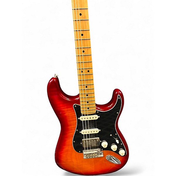 Used Fender Player Stratocaster HSS Flame Maple Solid Body Electric Guitar