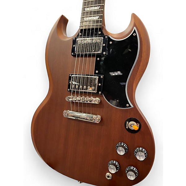 Used 2017 Epiphone SG Standard Walnut Solid Body Electric Guitar