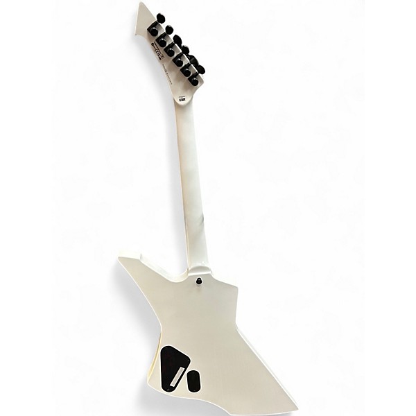 Used ESP LTD James Hetfield Snakebyte Snow White Solid Body Electric Guitar