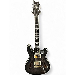 Used Prs Se Hollowbody Black Doghair Hollow Body Electric Guitar