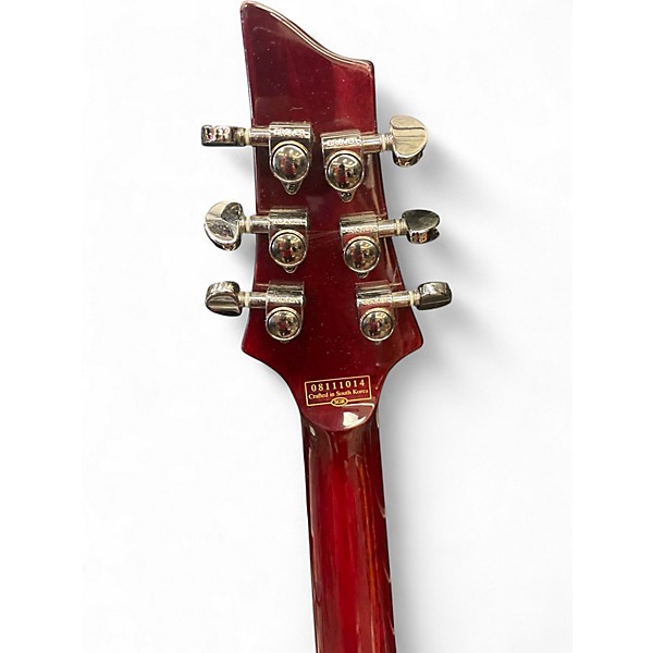 Used Schecter Guitar Research Hellraiser V1 Floyd Rose TRANS MAROON Solid Body Electric Guitar