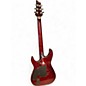 Used Schecter Guitar Research Hellraiser V1 Floyd Rose TRANS MAROON Solid Body Electric Guitar