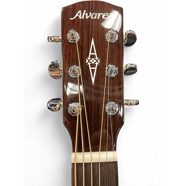 Used Alvarez AEG80CE ARMREST Natural Acoustic Electric Guitar