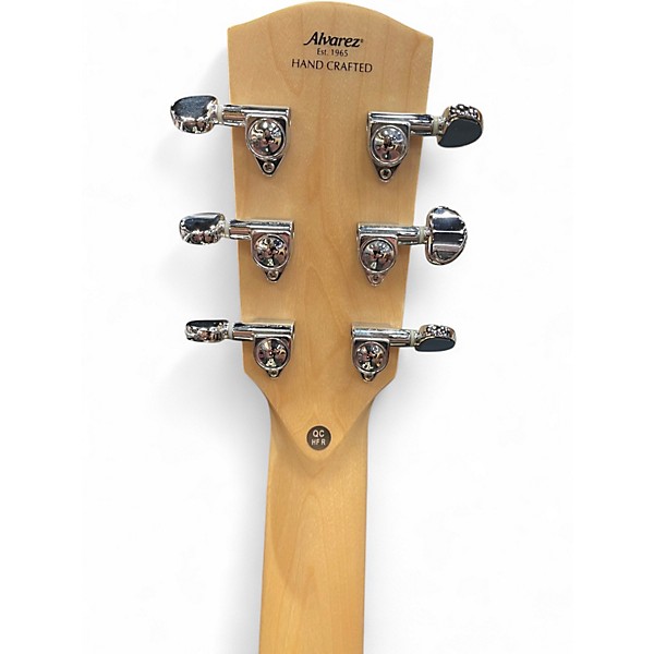 Used Alvarez AEG80CE ARMREST Natural Acoustic Electric Guitar