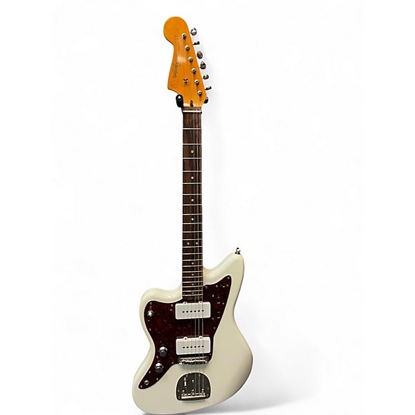 Used Squier 60S Jazzmaster LH Olympic White Electric Guitar