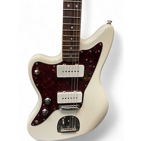 Used Squier 60S Jazzmaster LH Olympic White Electric Guitar