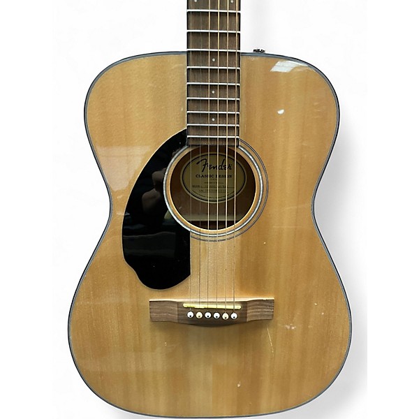 Used Fender CC-60S Left Handed Natural Acoustic Guitar