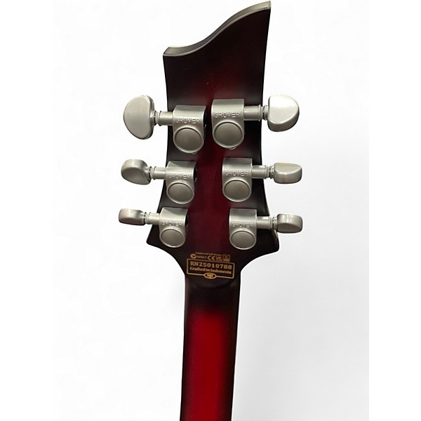 Used Schecter Guitar Research C1 FRS PLATINUM RED Solid Body Electric Guitar