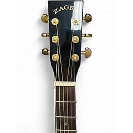 Used Zager ZAD-80CE Black Acoustic Electric Guitar