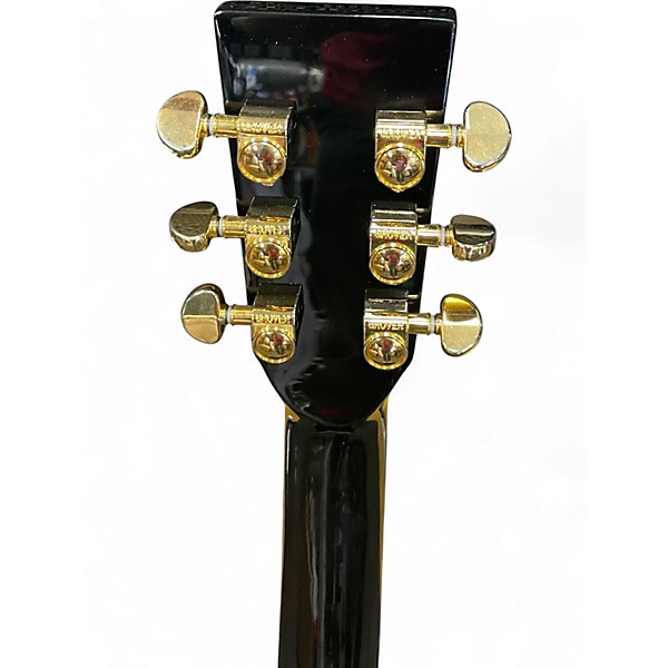 Used Zager ZAD-80CE Black Acoustic Electric Guitar