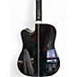 Used Zager ZAD-80CE Black Acoustic Electric Guitar