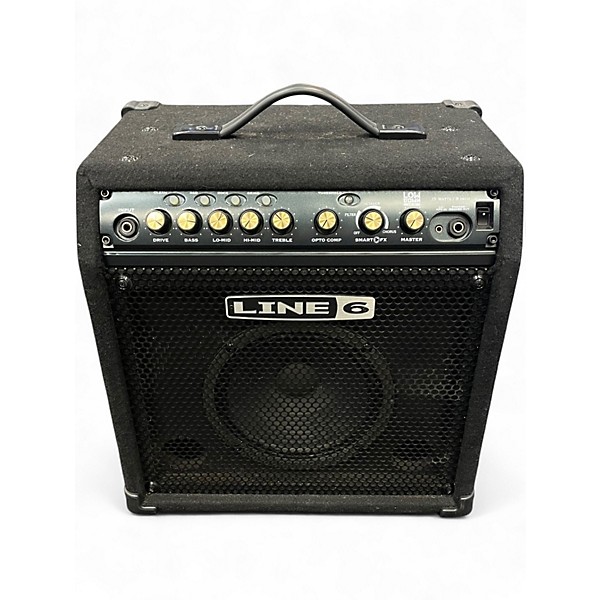 Used Line 6 LD15 Lowdown 15W 1X8 Bass Combo Amp