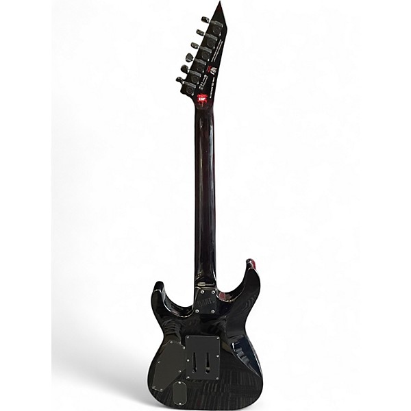 Used ESP LTD Kirk Hammett Signature White Zombie Custom Graphic Solid Body Electric Guitar
