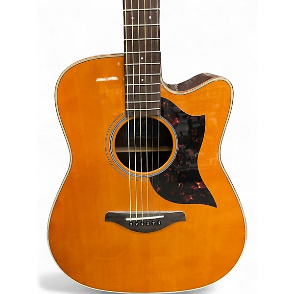 Used Yamaha A1R Natural Acoustic Electric Guitar