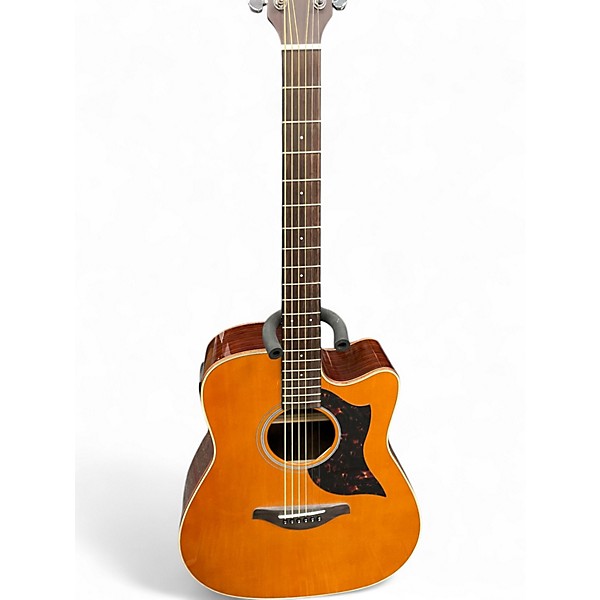 Used Yamaha A1R Natural Acoustic Electric Guitar