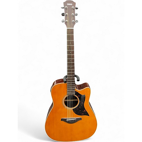 Used Yamaha A1R Natural Acoustic Electric Guitar