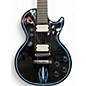 Used Gibson LES PAUL STUDIO HOT ROD EBONY WITH BLUE AND WHITE TRIM Solid Body Electric Guitar