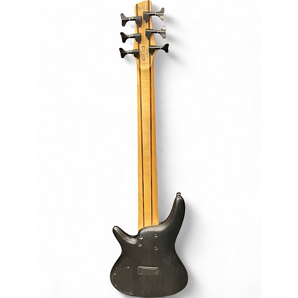 Used Ibanez Sr406ebcw Black Electric Bass Guitar