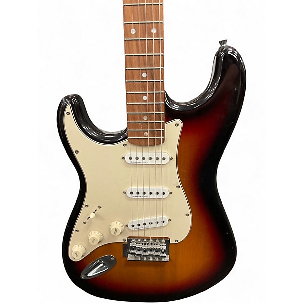 Used Johnson Strat style 2 Tone Sunburst Electric Guitar