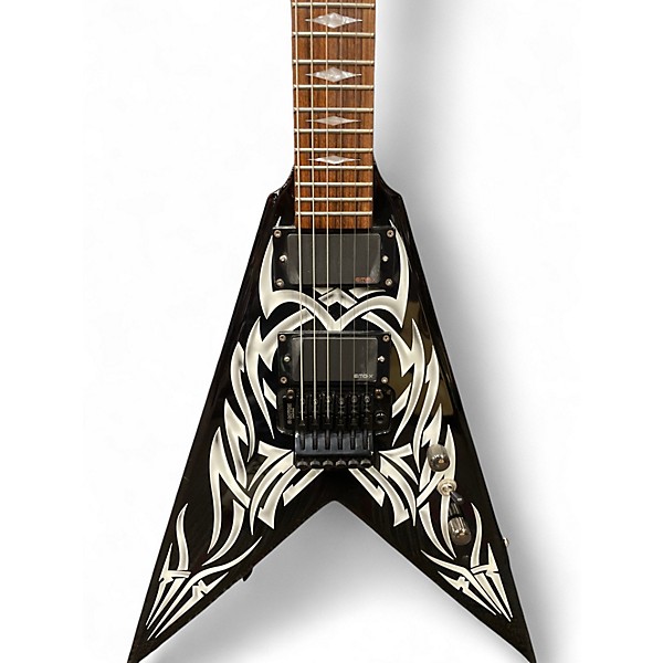 Used 2013 B.C. Rich MMV Kerry King Signature V BLACK Solid Body Electric Guitar