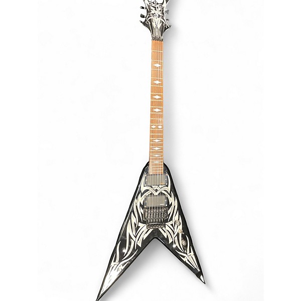 Used 2013 B.C. Rich MMV Kerry King Signature V BLACK Solid Body Electric Guitar