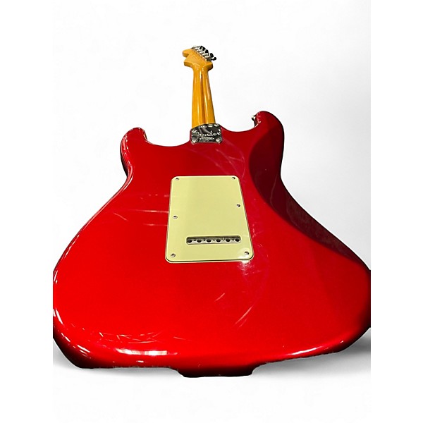 Used 2011 Fender American Deluxe Stratocaster Candy Apple Red Solid Body Electric Guitar