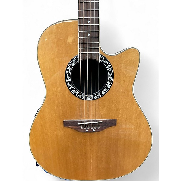 Used Ovation Applause Natural Acoustic Electric Guitar