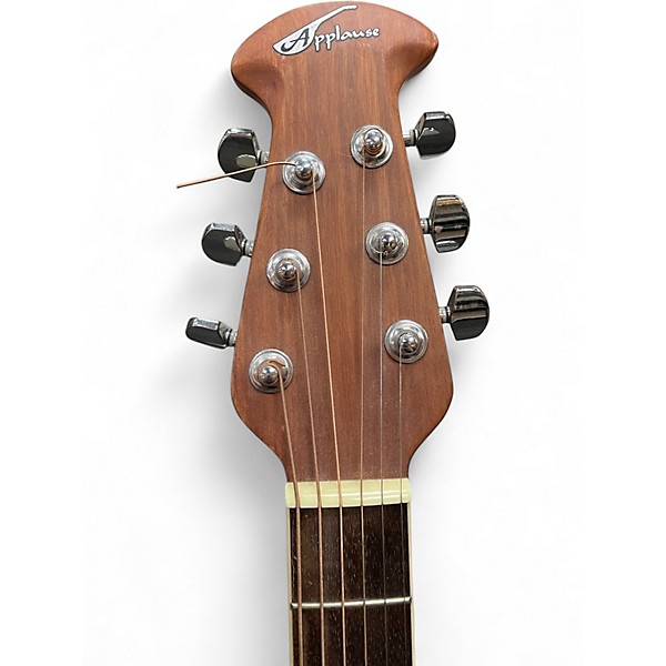 Used Ovation Applause Natural Acoustic Electric Guitar