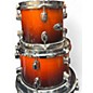 Used Mapex 7 Piece Meridian Orange Drum Kit