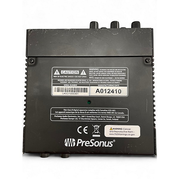 Used PreSonus Audiobox USB 96 Audio Interface