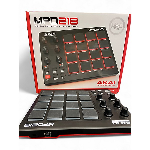 Used Akai Professional MPD218 MIDI Controller