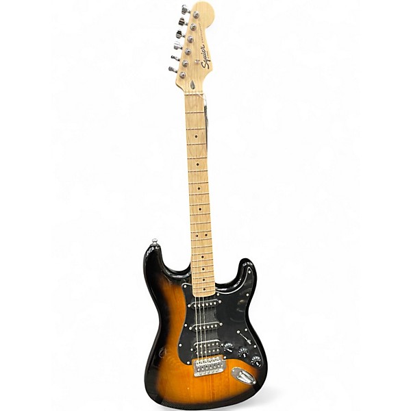 Used Squier Stratocaster HSS 2 Color Sunburst Solid Body Electric Guitar