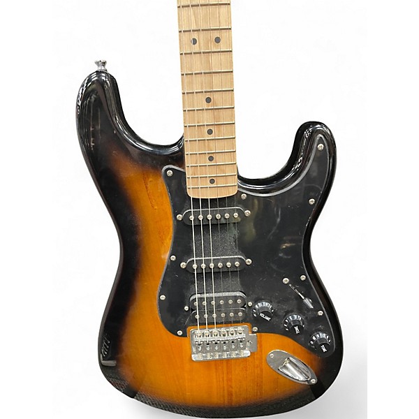 Used Squier Stratocaster HSS 2 Color Sunburst Solid Body Electric Guitar