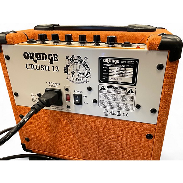 Used Orange Amplifiers Crush 12 Guitar Combo Amp