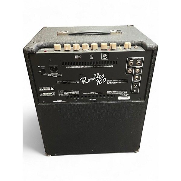 Used Fender Rumble 100 1x15 100W Bass Combo Amp